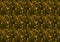 Golden matrix symbols, digital binary code on black background a4 size