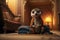 Golden Meerkat: Hyper-Detailed Cartoon in Unreal Engine 5
