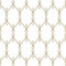 Golden mesh seamless pattern. Elegant abstract vector geometric background