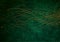 Golden minimal lines and dots on dark green grunge abstract background