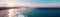 Golden Moments, Aerial View of Panoramic Sunset, AI Generated