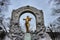 Golden monument Johann Strauss in City Park Vienna