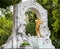 Golden monument Johann Strauss in City Park Vienna