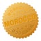 Golden MOROCCO Award Stamp