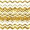 Golden mosaic zig zag abstract background