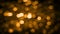 Golden motion lights bokeh background