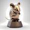 Golden Mouse Trophy. Generative AI