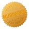 Golden MURDERER Medal Stamp