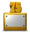 Golden number seventy-five