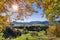 Golden october with beautiful colored beech trees in Bavaria