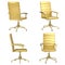 Golden office chair