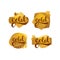 Golden Oil Frames, Collagen Essence, Gold Serum for Cosmetics,
