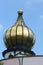 Golden onion dome