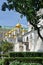 Golden Onion Domes Framed by Trees - Moscow Kremlin