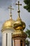 Golden Onion and Helmet Shaped Domes Sergiev Posad