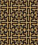 Golden oriental swastika pattern