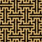 Golden oriental swastika pattern