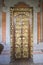 Golden ornamented door