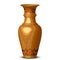 Golden ornate vase