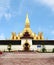 Golden pagada in Pha-That Luang temple, Lao