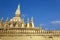 Golden pagada in Wat Pha-That Luang, Vientiane Province , Laos