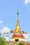 Golden Pagoda blue sky