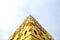 Golden pagoda of Bodhgaya Stupa or Phuthakaya Pagoda, Sangklaburi, Kanchanaburi, Thailand