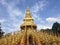 Golden Pagoda with Buddhist beliefs
