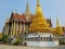 golden pagoda inside Wat Phra Kaew