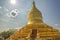 Golden Pagoda of Lawka Nanda in Bagan Myanmar