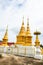 Golden pagoda in Nong Ap Chang temple