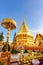 Golden pagoda at Phra That Doi Suthep Temple in Chiang Mai, Thailand