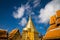 Golden Pagoda in temple at Doi Sutep Temple in Chiang Mai,Thailand