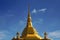 The golden Pagoda of Wat Pa Phon Phao in Luang Prabang, Laos