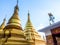 Golden pagodas at Mandalay hill, Myanmar 1