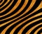 Golden painted curved striped background.