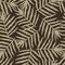 Golden palm leaf seamless pattern. Vintage jungle foliage wallpaper. Exotic tropical fern leaves endless backfrop