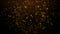 golden particles shining stars dust bokeh glitter awards dust abstract background.