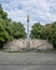 golden peace angel Friedensengel in Muenchen City Statue Munich fountain