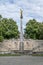 golden peace angel Friedensengel in Muenchen City Statue Munich fountain