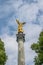 golden peace angel Friedensengel in Muenchen City Statue Munich fountain