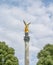 golden peace angel Friedensengel in Muenchen City Statue Munich fountain