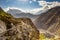Golden peak in Hunza valley, Pakistan