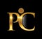 Golden People Monogram Logo Initial Letters PC