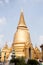 Golden Phra Sri Rattana chedi in Wat Phra Kaew temple