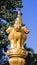 Golden Pillars of Ashoka in Thai temple