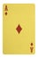 Golden playing cards, Ace of diamonds