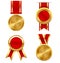 Golden Premium Quality Best Labels Medals Collection on