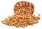 Golden puffed wheat