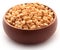 Golden puffed wheat